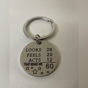 That make me stainless steel keychain